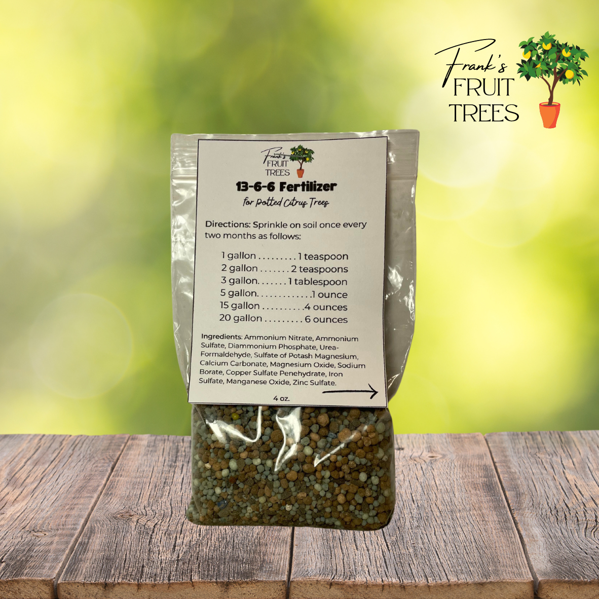 13-6-6 Fertilizer for Citrus Trees